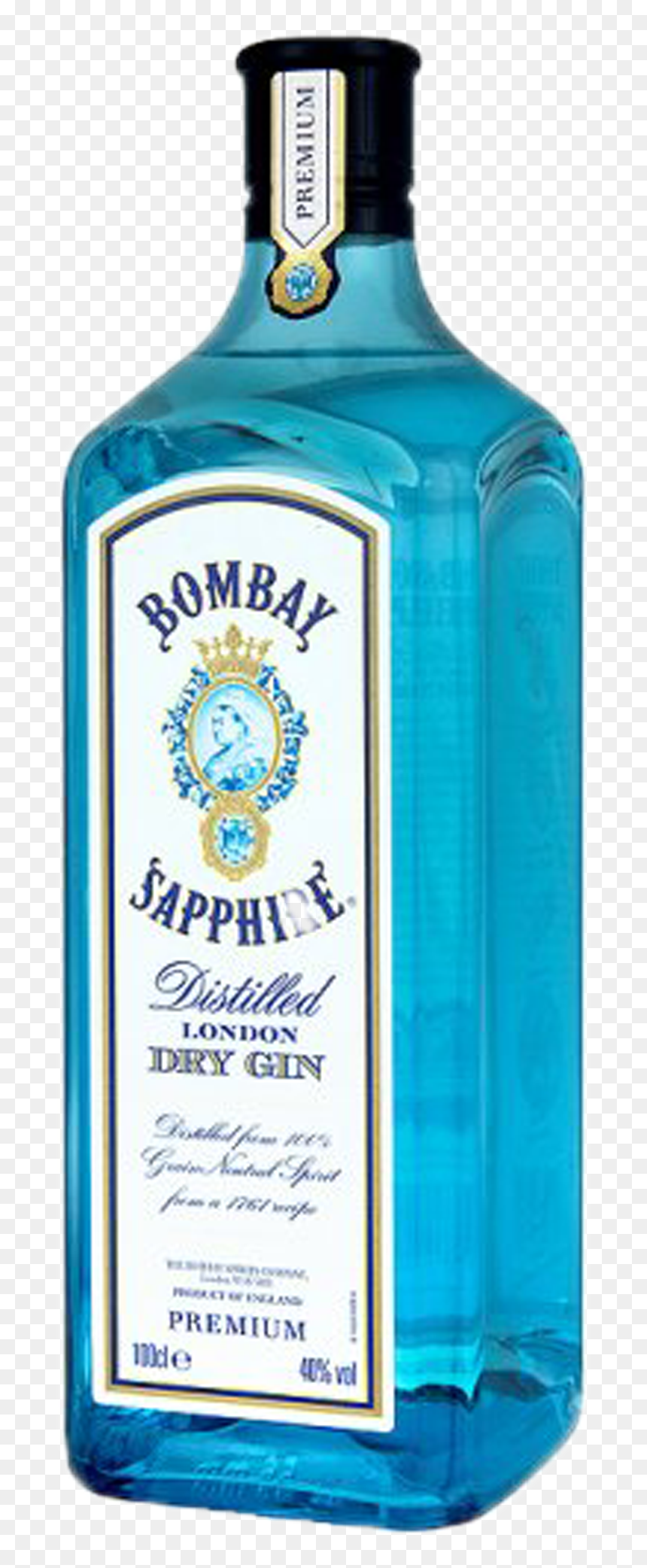 Bombay Sapphire 1 Litre, HD Png Download - bombay sapphire png