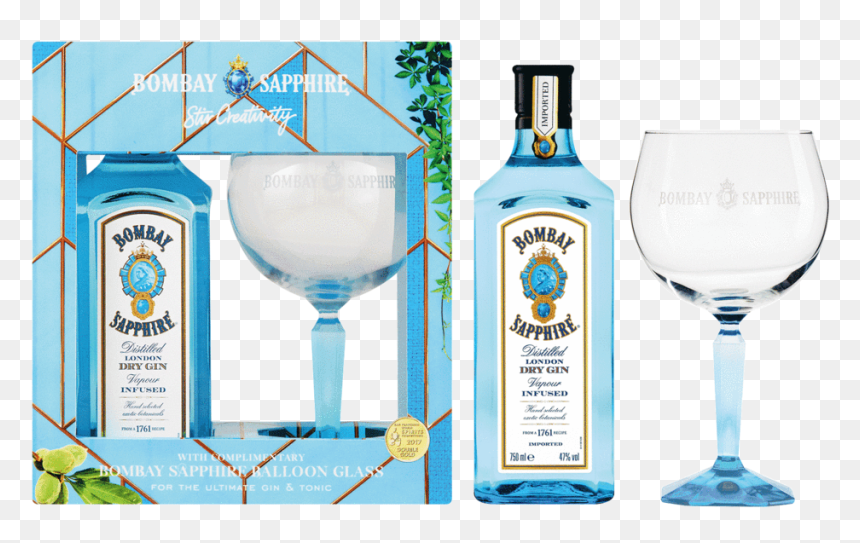 Bombay Sapphire Gin, HD Png Download - bombay sapphire png
