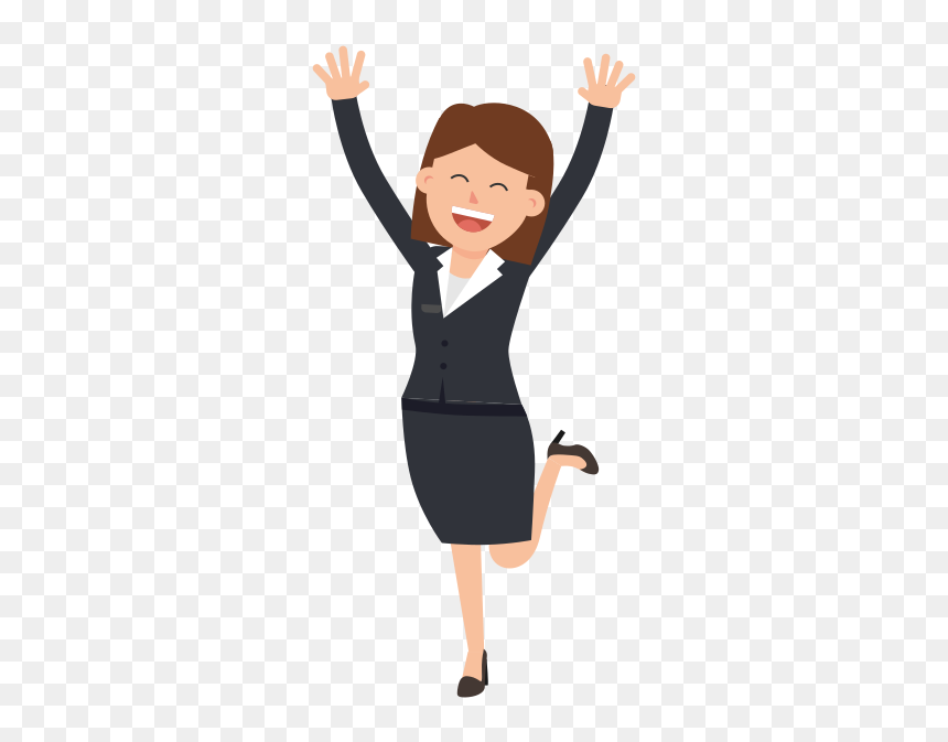 People Jump Up Svg, HD Png Download - woman jumping png