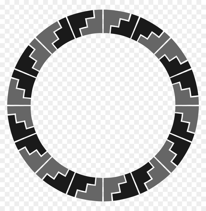 Vintage Tile Frame 2 - Clocks Change October 2019 Uk, HD Png Download - vintage circle png