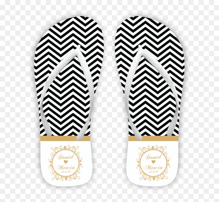 Chinelo Casamento Zig Zag Com Monograma - Heron Gray Chevron Honed Marble Mosaic Sample, HD Png Download - chinelo png
