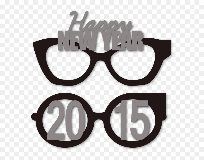 New Year"s 2015 Party Eye Glasses - Portable Network Graphics, HD Png Download - party glasses png