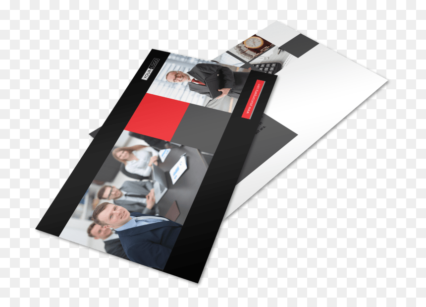 Accounting & Bookkeeping Firm Postcard Template Preview - Tablet Computer, HD Png Download - suit template png