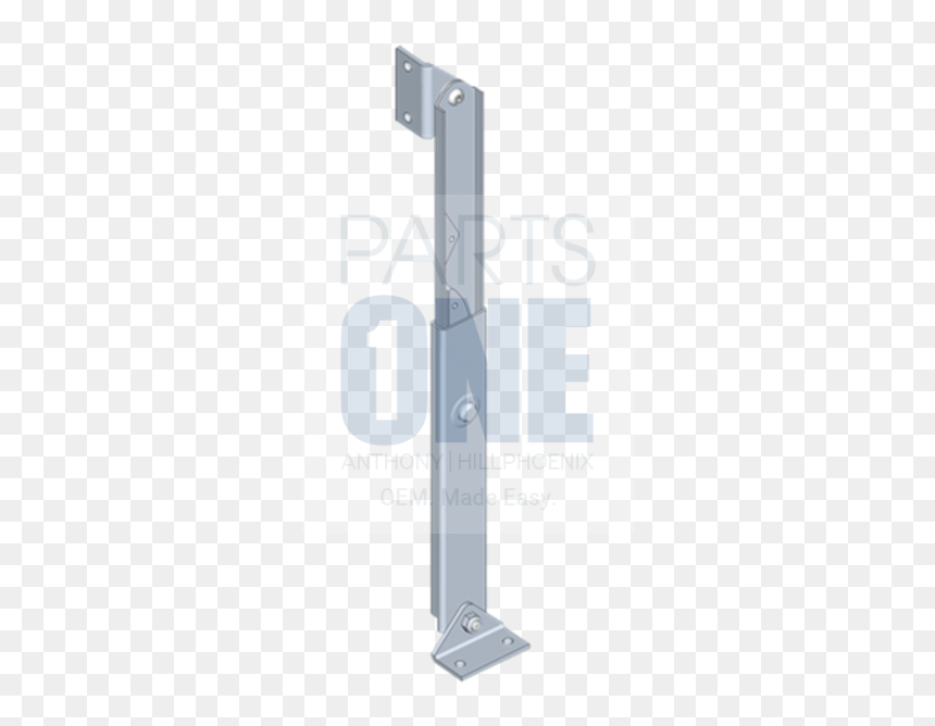 Picture Of Telescopic Cover Stay With Push Button Release - Lever, HD Png Download - push button png