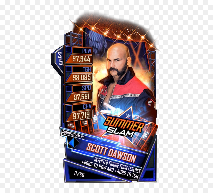 Wwe Supercard Summerslam 19, HD Png Download - scott dawson png
