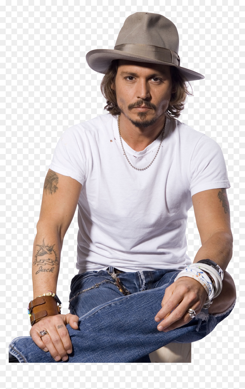 Johnny Depp Png Transparent Image - Pirates Of The Caribbean Hero, Png Download - dwayne johnson face png