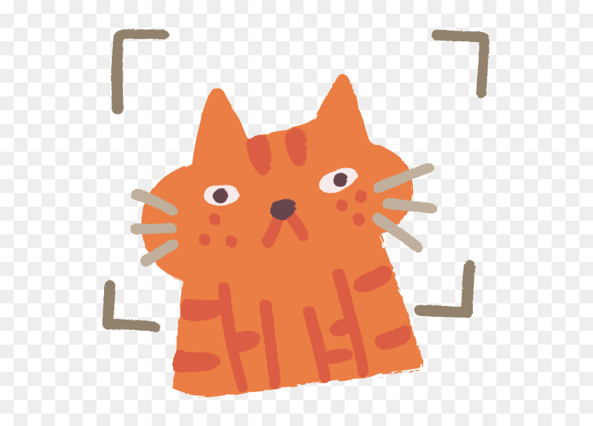 Cat Png Vector Illustration, Transparent Png - camera png vector
