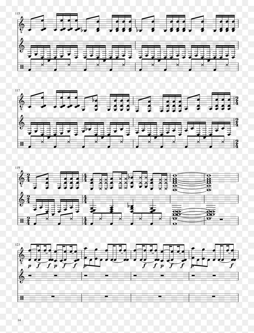 Broken Crown Slide, Image - Sheet Music, HD Png Download - broken crown png