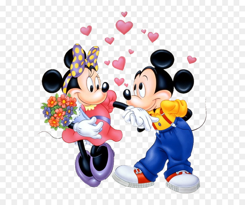 Transparent Minnie Clipart - Cartoon Mickey Mouse And Minnie Mouse, HD Png Download - minnie mousepng