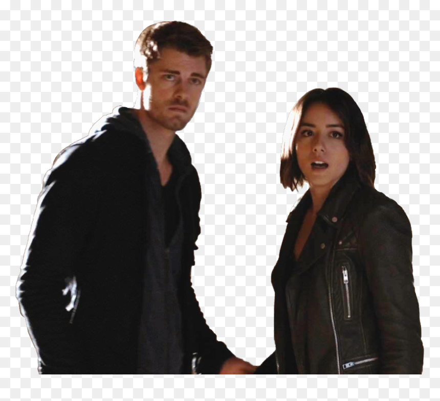 Daisy Johnson And Lincoln Campbell, HD Png Download - chloe bennet png