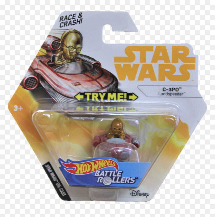 Star Wars Solo Hot Wheels Battle Rollers - Hot Wheel Mini Rollers Star Wars, HD Png Download - c-3po png
