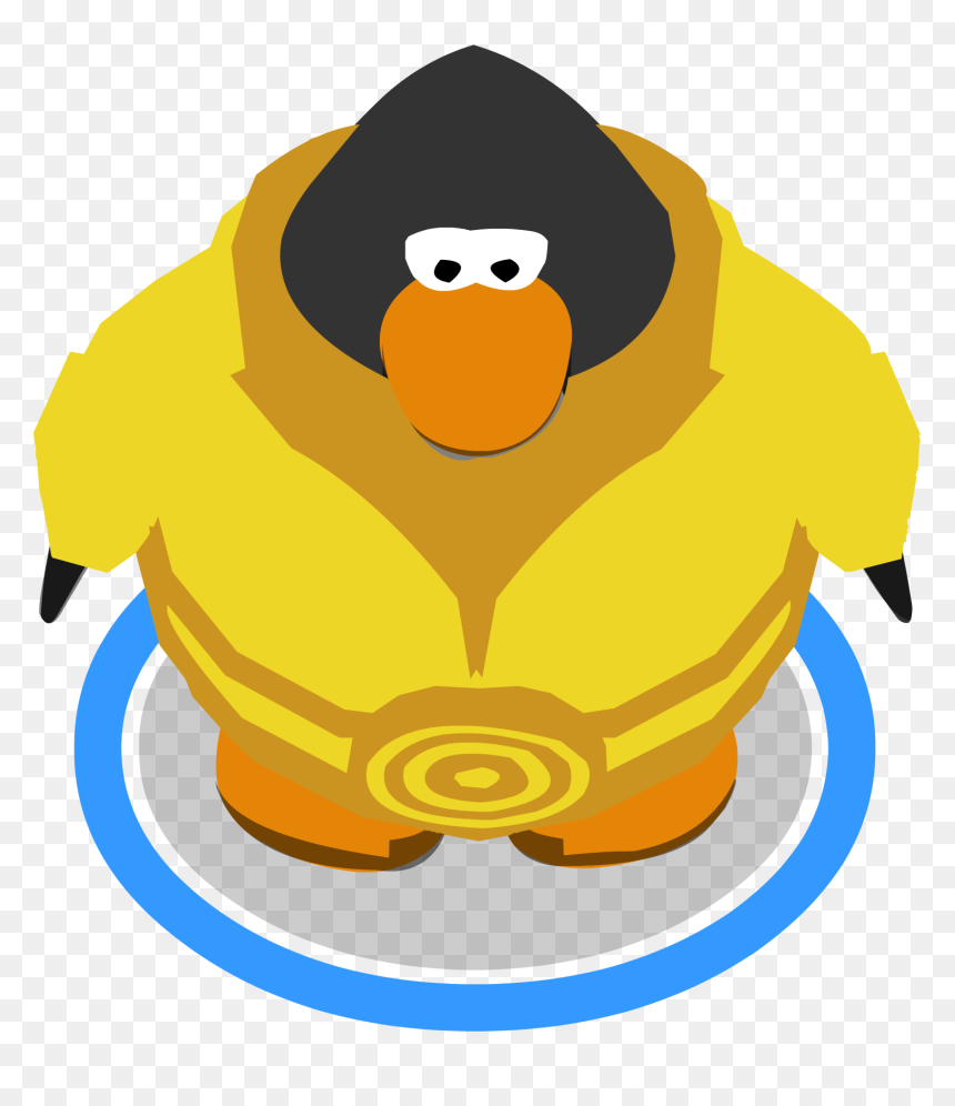 C 3po Costume In Game - Club Penguin Transparent, HD Png Download - c-3po png