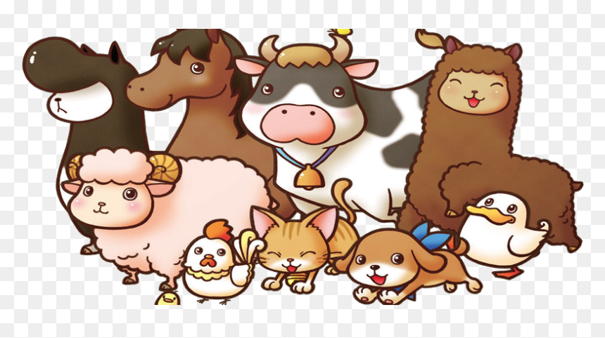 Animalitos-boni - Animals Clipart Transparent Background, HD Png Download - granja png