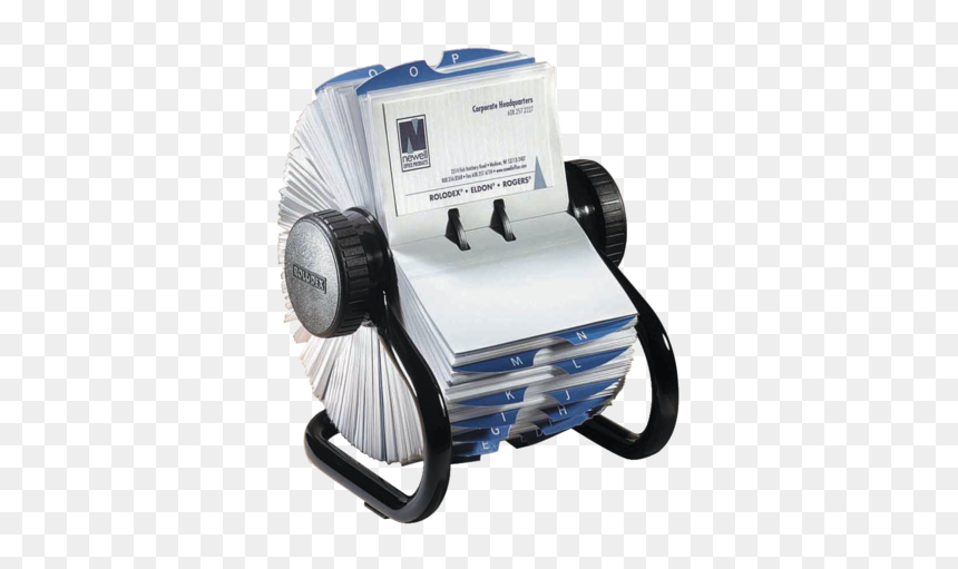 Visitekaarthoes Rolodex Rl67691 67x102mm 40stuks - Business Card Rolodex, HD Png Download - rolodex png