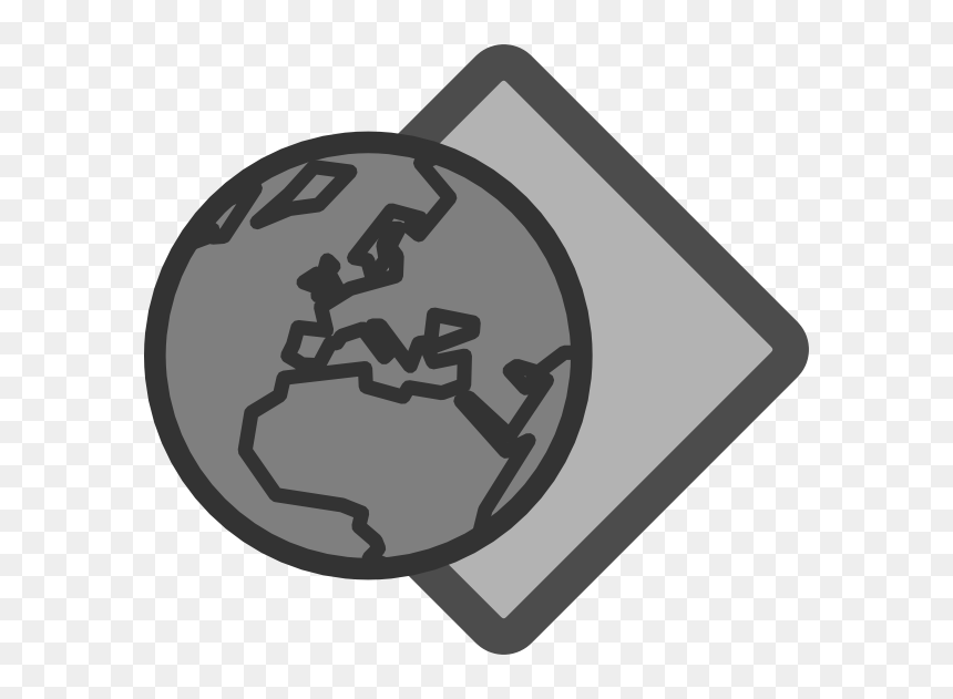 Earth With Paper Svg Clip Arts - Globe Clip Art, HD Png Download - earth clip art png