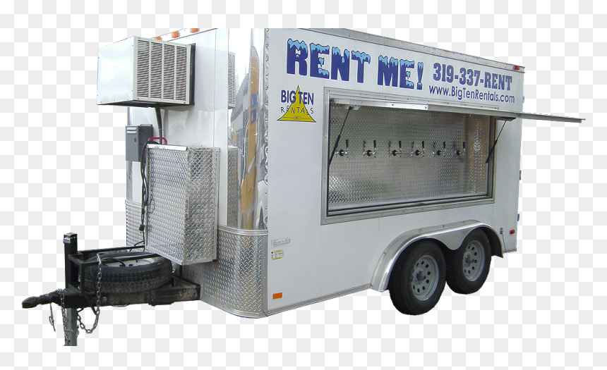 Rent Our Refrigerated Beer Trailer - Beer Truck Rental, HD Png Download - beer keg png