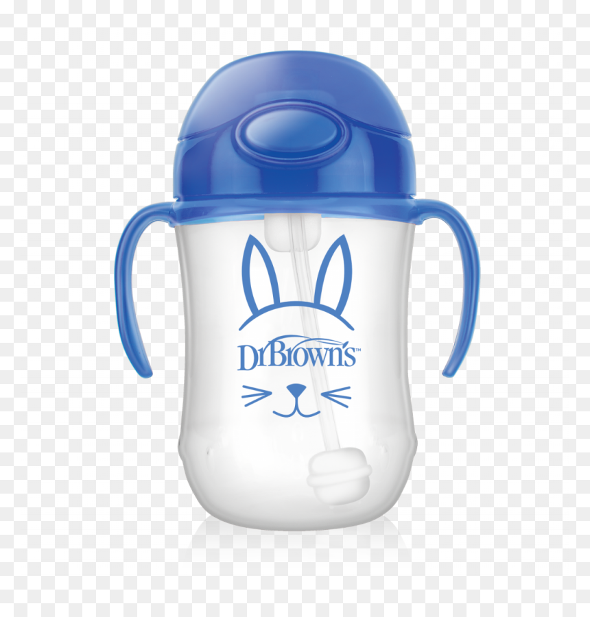 Dr Brown's Baby's First Straw Cup, HD Png Download - bendy straw png