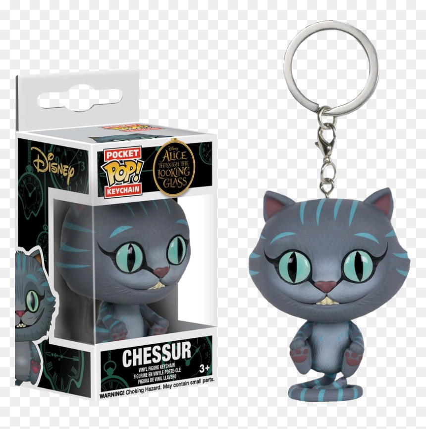 Chessur Pocket Pop Vinyl Keychain - Funko Pop Pocket Alice In Wonderland, HD Png Download - alice through the looking glass png