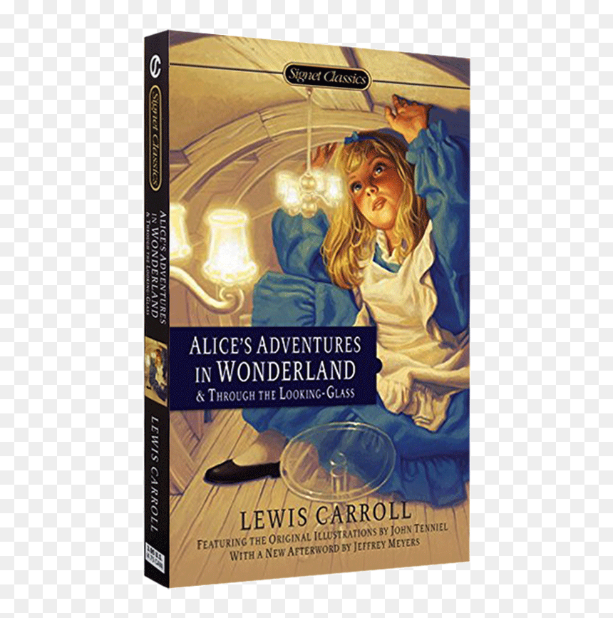 Genuine Alice In Wonderland English Original Alice"s - Alice's Adventures In Wonderland Signed Classics, HD Png Download - alice through the looking glass png