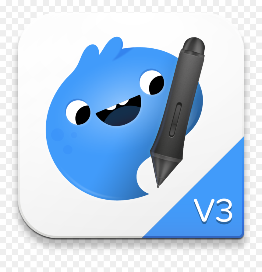V3 1024 - Software, HD Png Download - pen stroke png