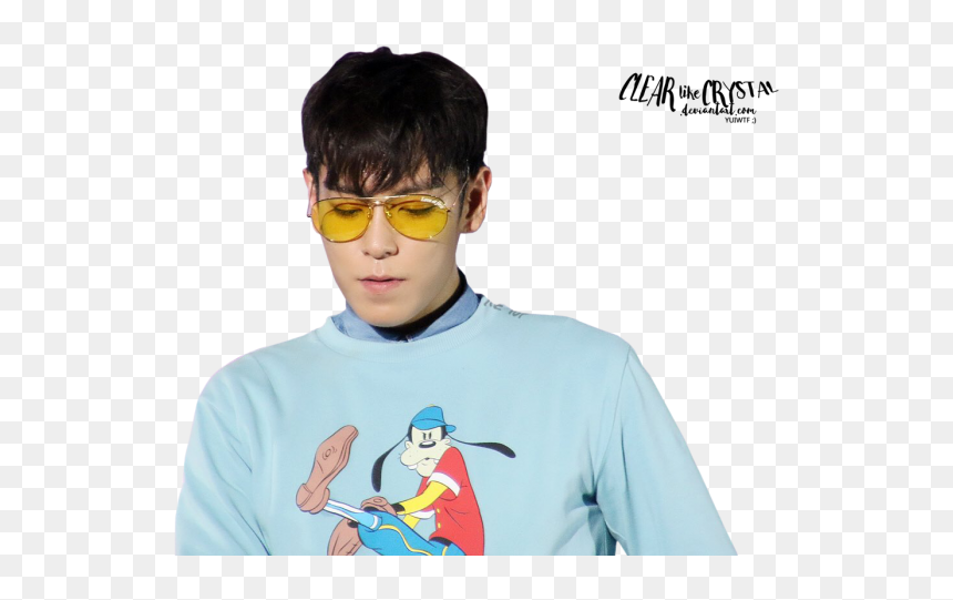 Kpop Yellow Glasses, HD Png Download - top bigbang png