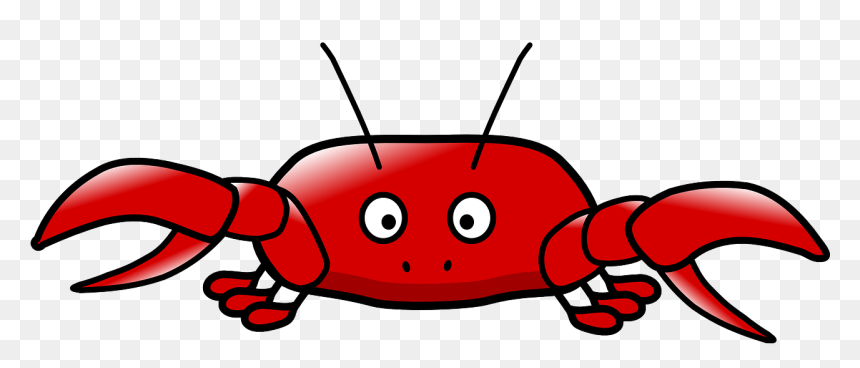 Cartoon Crabs Clipart, HD Png Download - red crab png