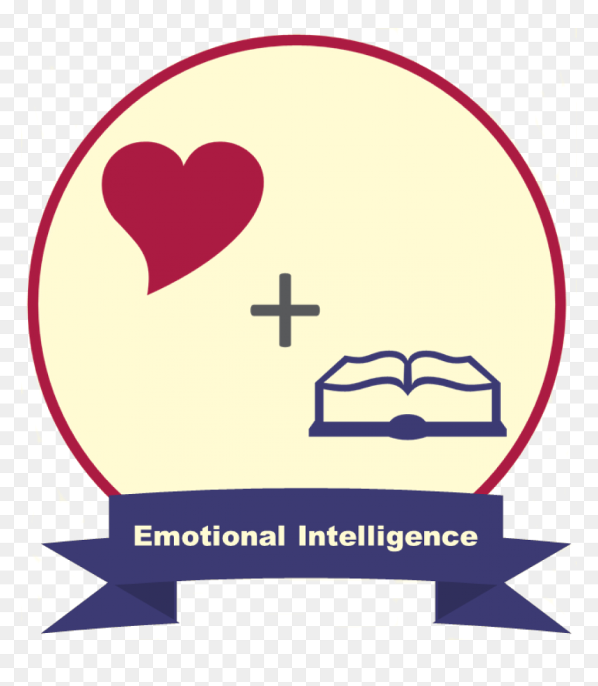 Badge Showing A Heart And A Book - Cross, HD Png Download - emotional intelligence png
