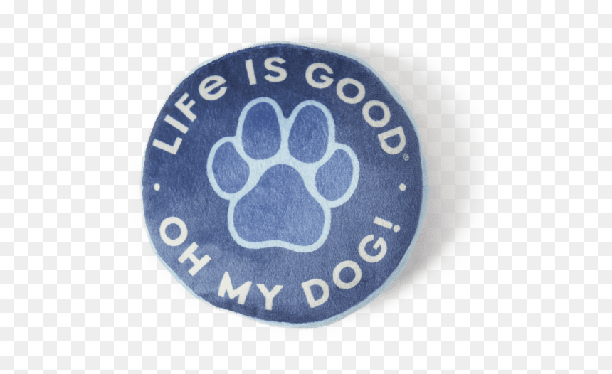 Paw Oh My Dog Squeak Toy - Circle, HD Png Download - dog footprint png