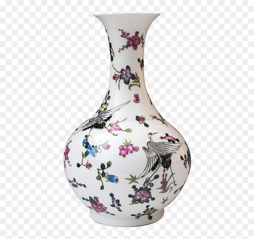 Jingdezhen Ceramic Vase Decoration Flower Arrangement - Vase, HD Png Download - modern vase png