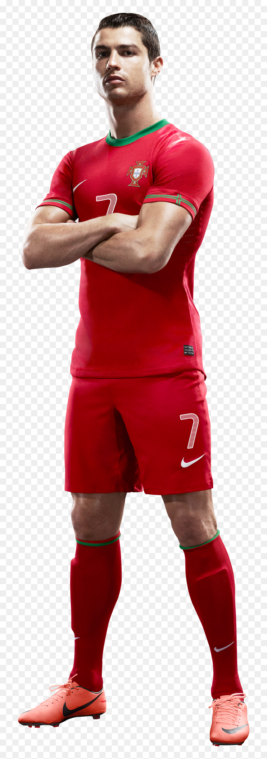 Cristiano Ronaldo Portugal Uniform, HD Png Download - wayne rooney png