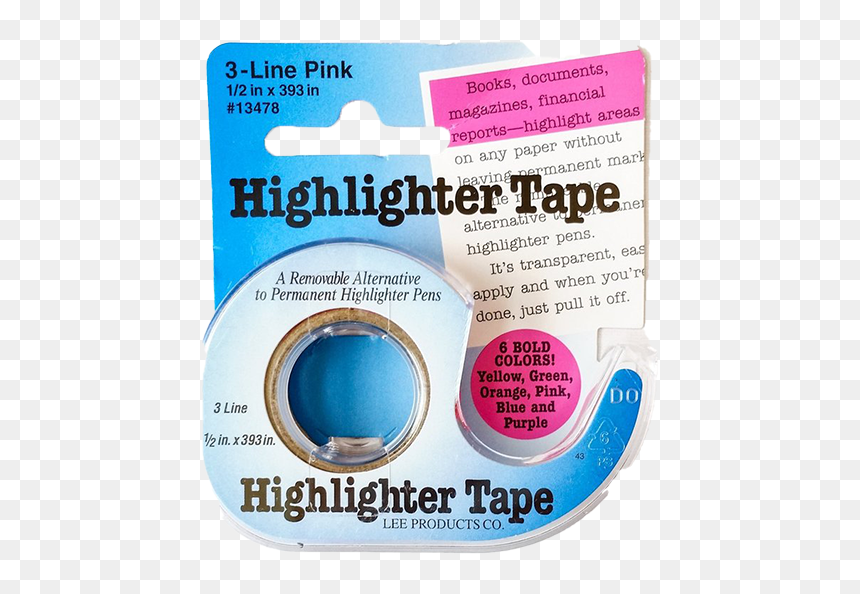 Highlighter Tape"
 Class= - Eye Shadow, HD Png Download - highlighter mark png