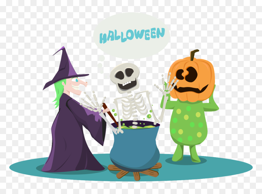 Halloween - Witch Halloween Clipart, HD Png Download - disney halloween png