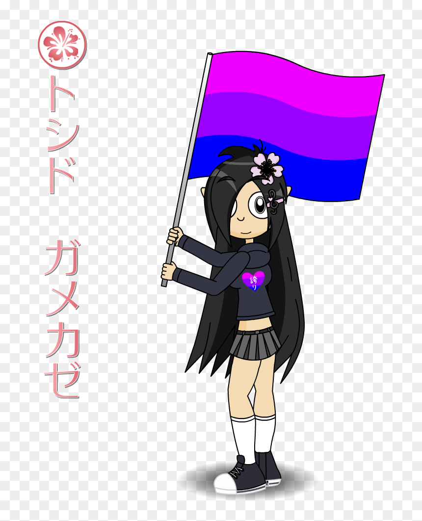 Cartoon, HD Png Download - bisexual flag png