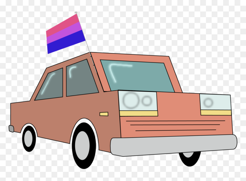 Car, HD Png Download - bisexual flag png