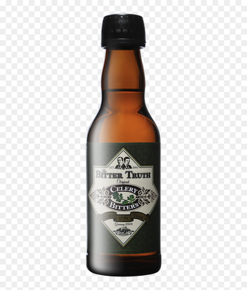 The Bitter Truth Celery Bitters 200ml - Beer Bottle, HD Png Download - celery sticks png