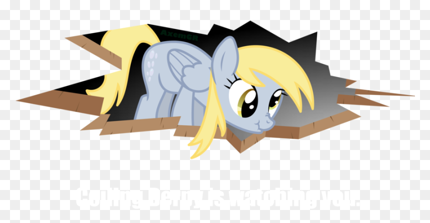 Derpy Hooves Iphone 6 Yellow Mammal Vertebrate Cartoon - Ceiling Derpy Is Watching You, HD Png Download - ceiling cat png