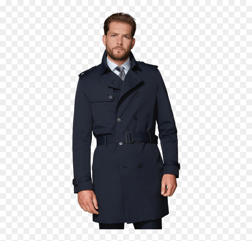 Murray Trench Coat - Marks And Spencer Pea Coat, HD Png Download - winter coat png