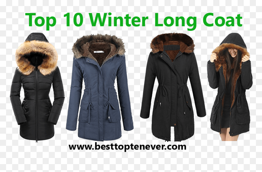 Top 10 Winter Coats - Coat, HD Png Download - winter coat png
