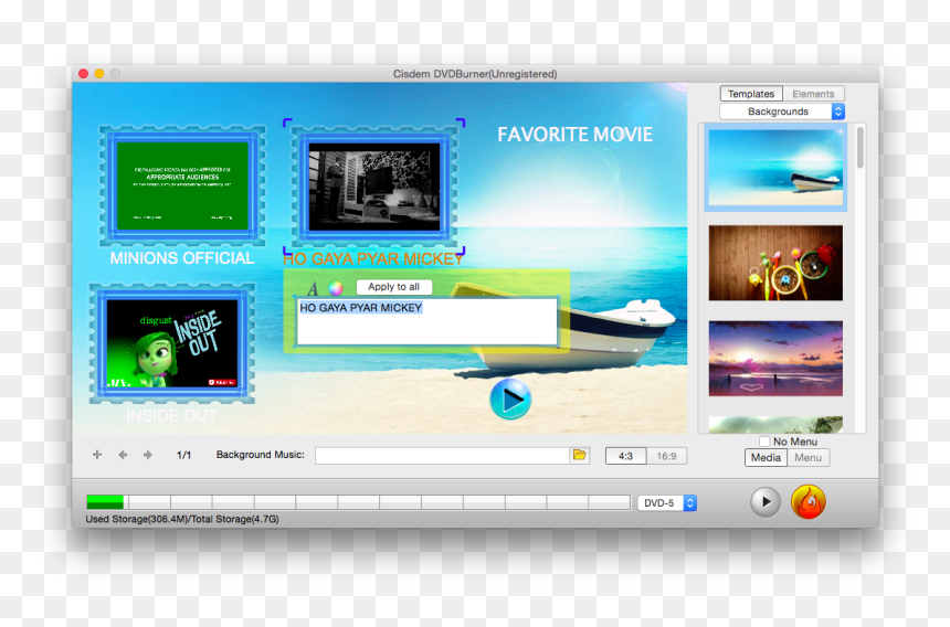 Menu Make Video, HD Png Download - dvd video png