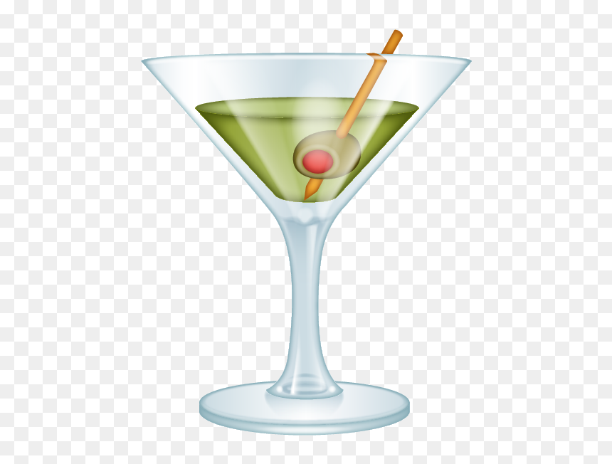 Martini Glass, HD Png Download - wine glass emoji png