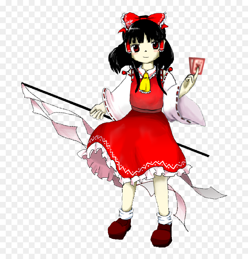 Reimu Smash Bros, HD Png Download - reimu png