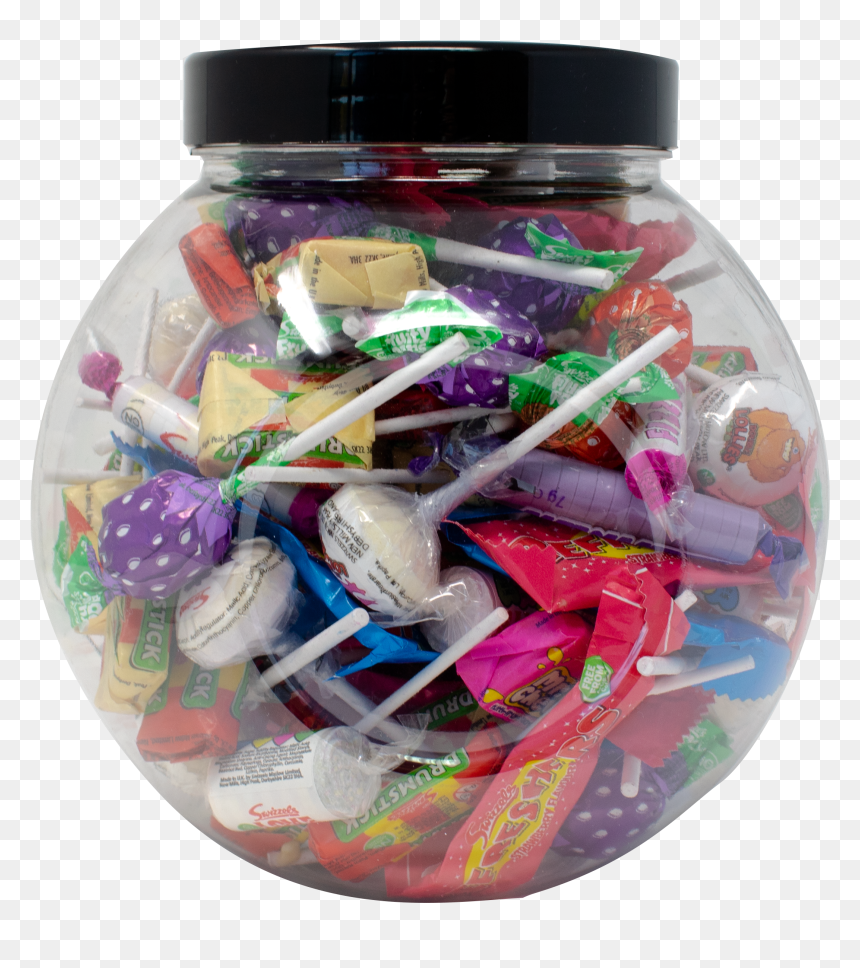 Large "cookie - Glass Bottle, HD Png Download - candy jar png