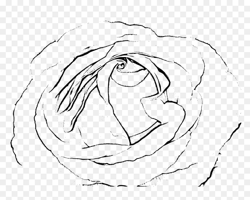 Black And White Sketch - Black Sketches Transparent Background Png, Png Download - sketch circle png