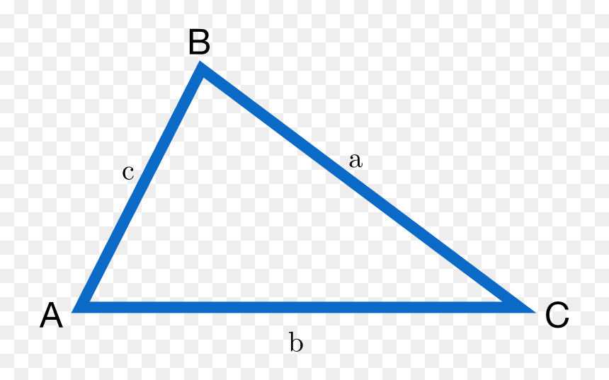 Word Problems Law Of Sine And Cosine, HD Png Download - perfect triangle png