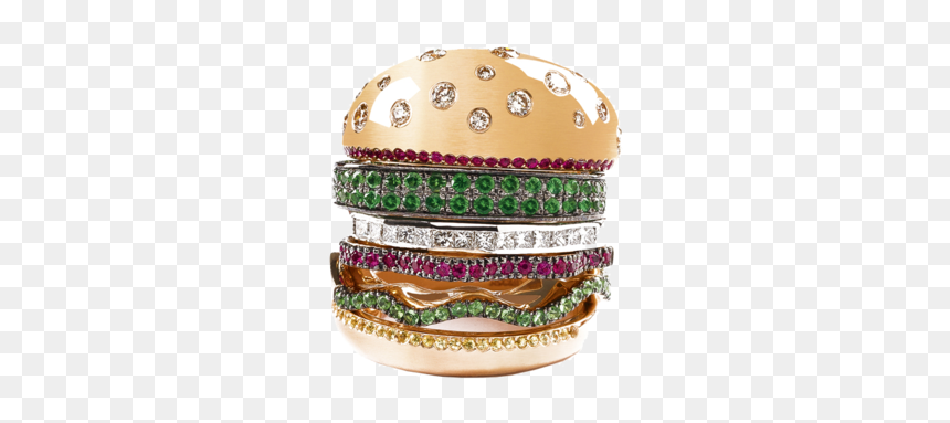 Veggie Burger Ring - Cheeseburger, HD Png Download - burger bun png