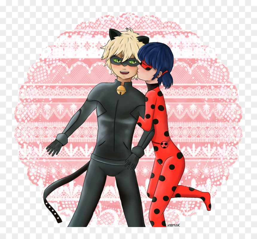 Miraculous Ladybug And Chat Noir By Rawrblueart, HD Png Download - miraculous png