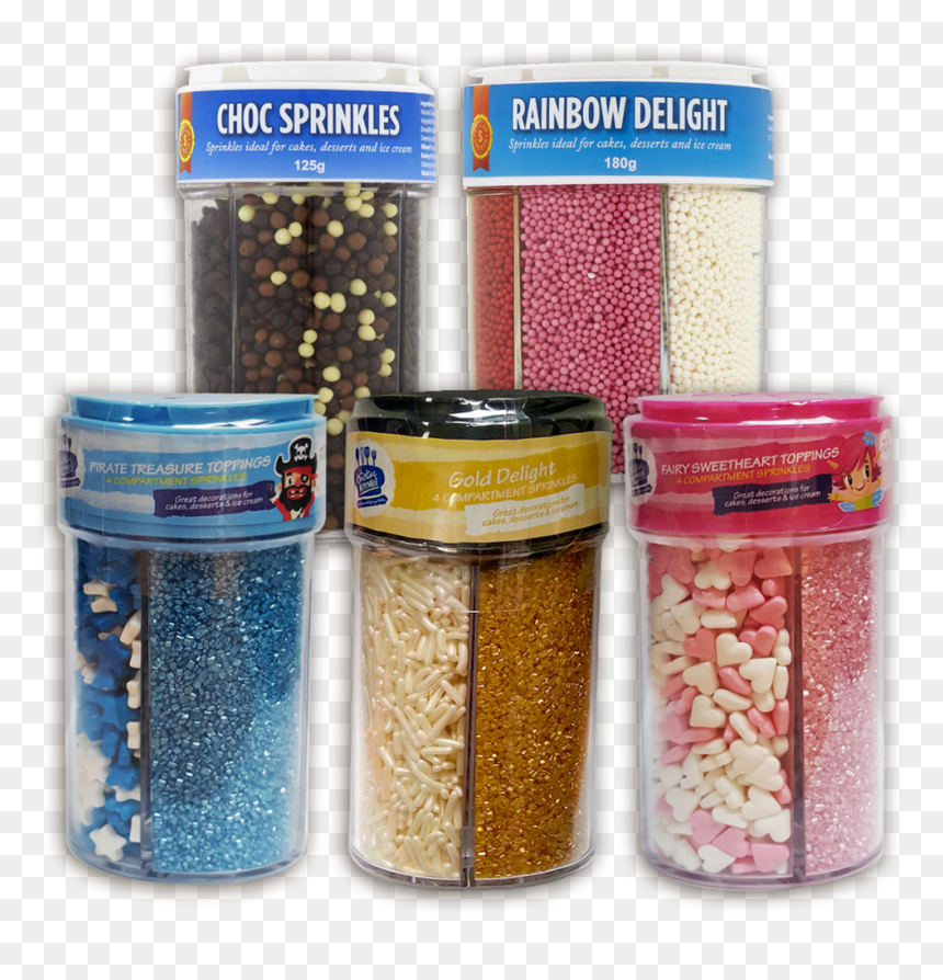 Creative Kitchen Pirate Treasure Toppings, HD Png Download - gold sprinkles png