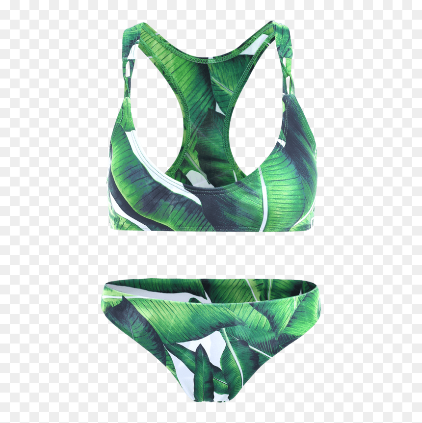 Swimsuit Bottom, HD Png Download - leaf pattern png