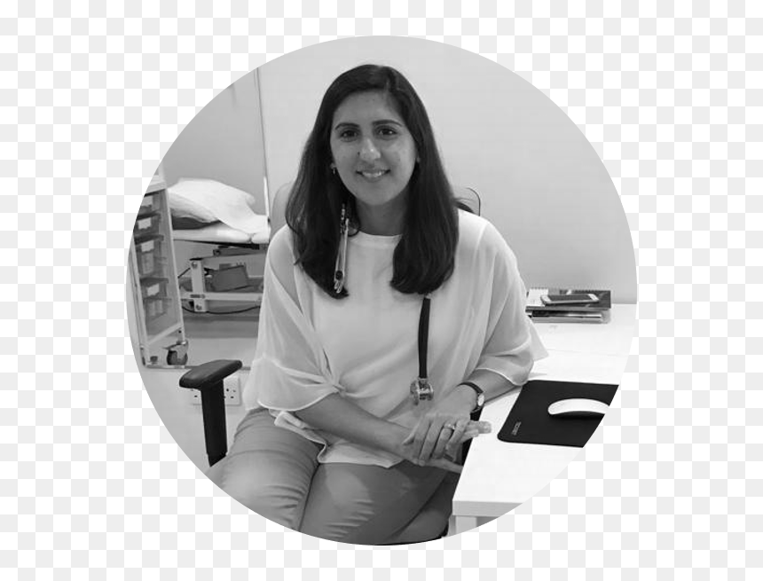 Sidra Malik - Girl, HD Png Download - doctor sitting png
