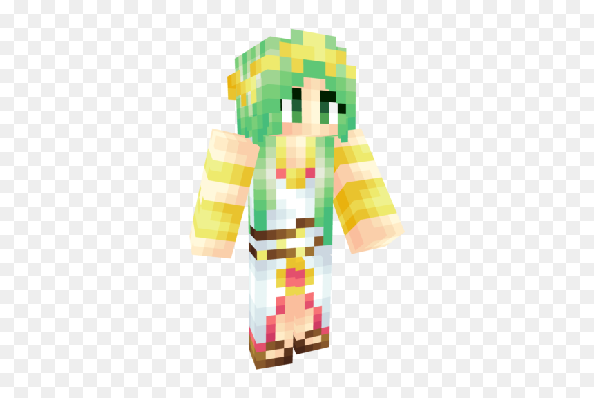 Palutena Minecraft Skin, HD Png Download - palutena png